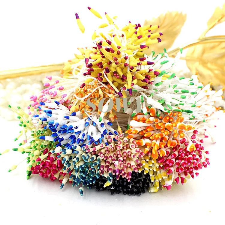 Бесплатная доставка 800 шт./лот 1 мм желтый и красный цвет Двойные головки эффект