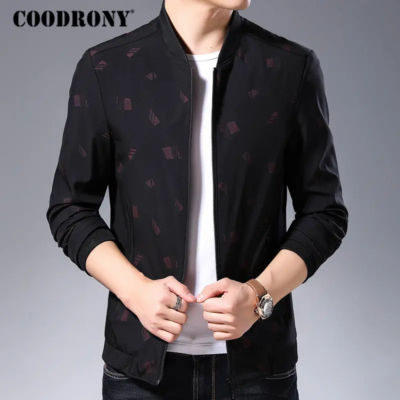 Бренд COODRONY куртка бомбер Мужская одежда осень зима 2019 уличная мода повседневное