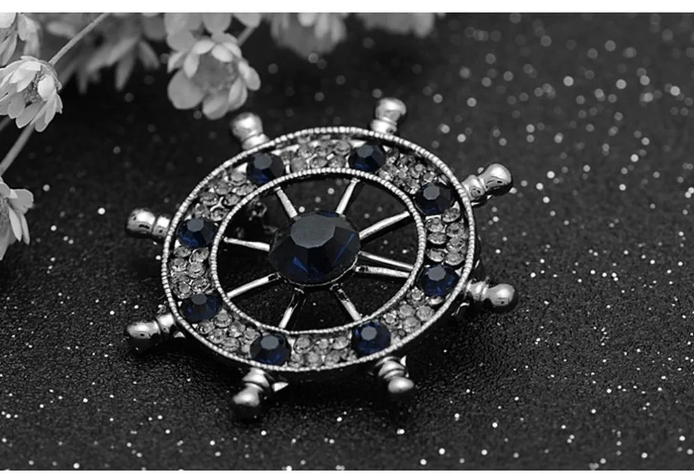 Navy wind restoring ancient ways the rudder suit buttons diamond brooch European and American hipster badges act role ofing | Дом и сад