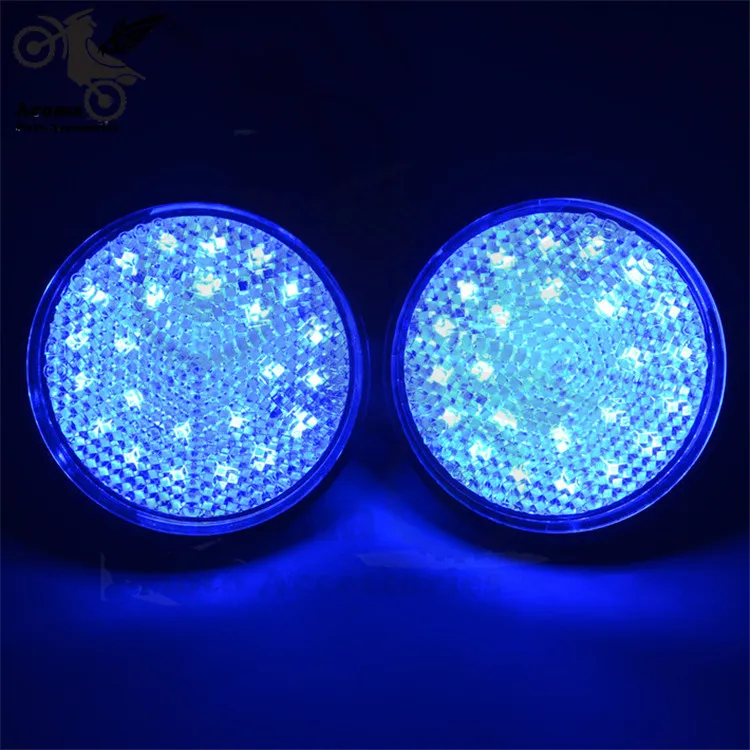 Круглый указатель поворота для мотоцикла rcycle боковой индикатор Кросса светодиод