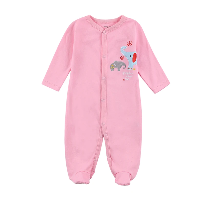 Mother nest 3PCS/LOT Baby Clothes Newborn Girls Boys Rompers Toddler Cotton Infant Winter Jumpsuit Kids Coveralls Soft Clothing |
