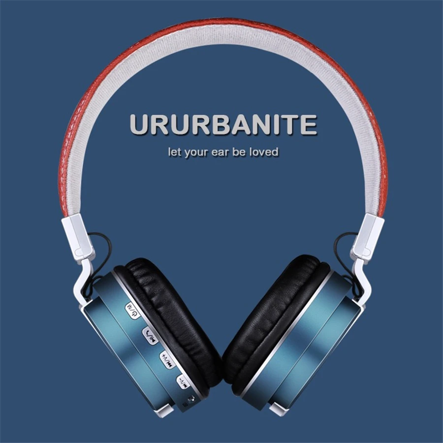Новый год 2018 Bluetooth наушники спортивные поддержка 32G TF карта FM радио бас 3 5 мм