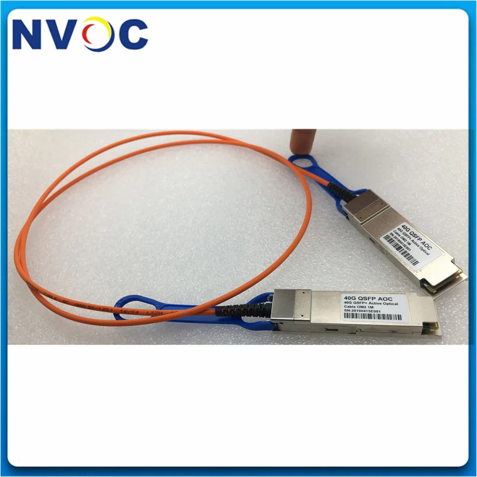 Бесплатная доставка 40G QSFP к 1M OM2 мультимод MMF AOC активный оптический кабель