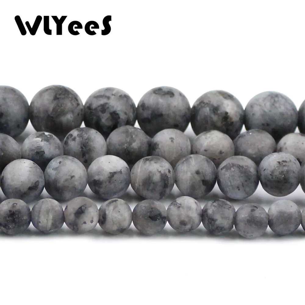 WLYeeS матовый черный лабрадорит высококачественный синтетический флэш камень 6/8/10