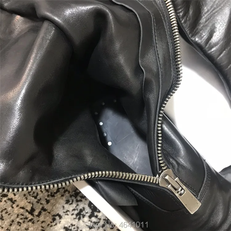 Guidi/410; черные сапоги на молнии в стиле ретро; высокие сапоги со складками на толстой плоской подошве В рыцарском стиле; женские кроссовки; кожаная повседневная обувь