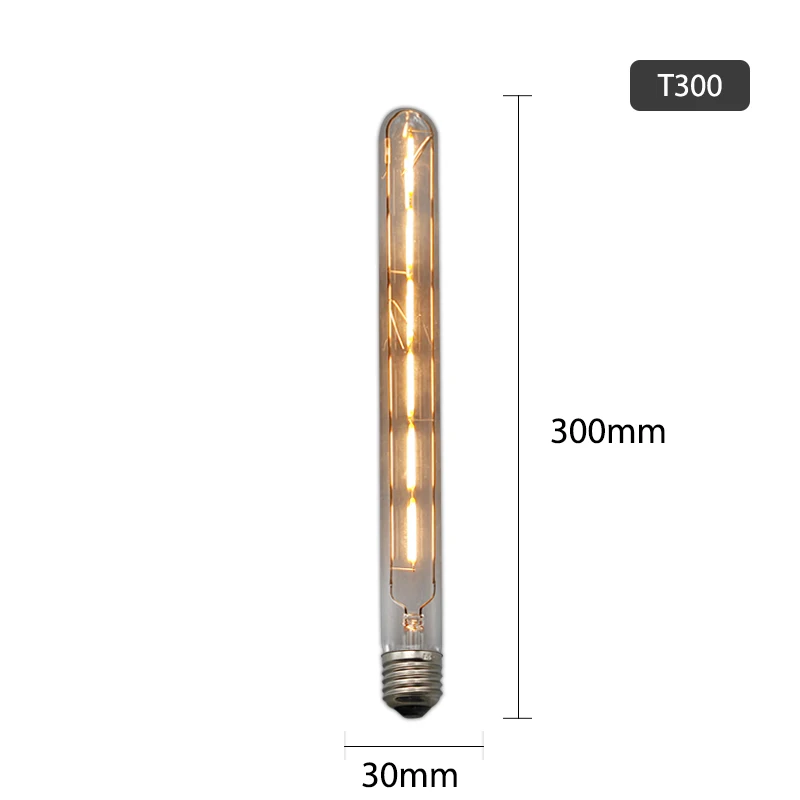 T45 T110 T185 T300 светодиодный Edison лампа колба в виде лампады E27 220v для декора стен
