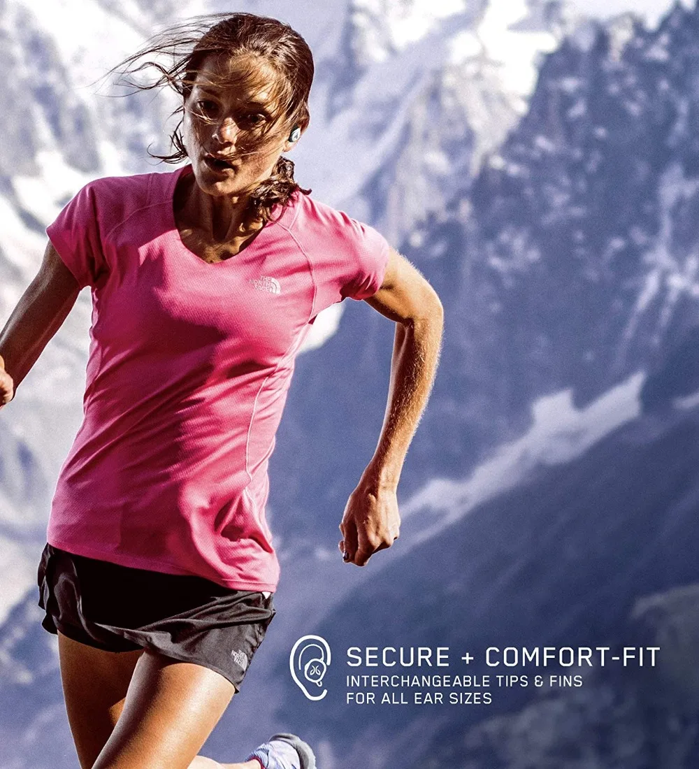 Jaybird RUN True беспроводные наушники для бега безопасные подходят защиты от пота и