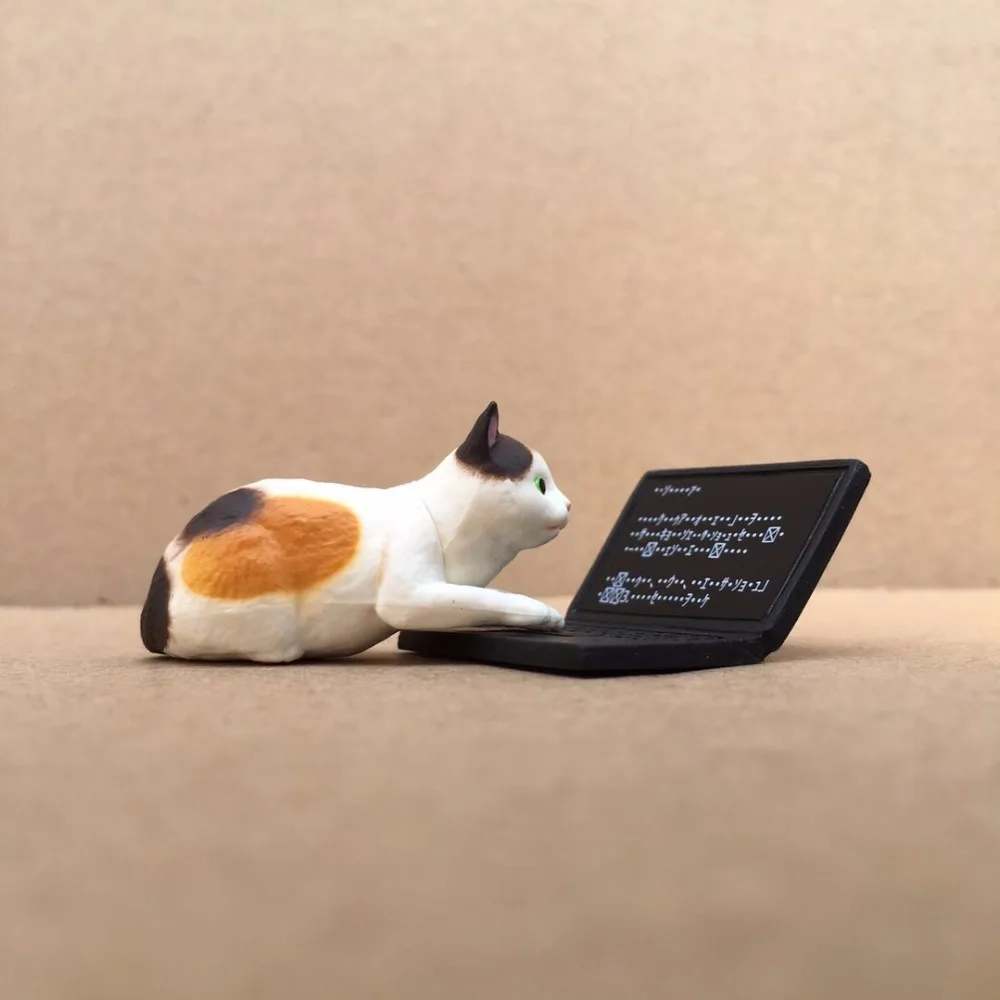 Япония оригинальный pet Capsule игрушечные лошадки 6 шт. Britsh короткошерстная Ragdoll