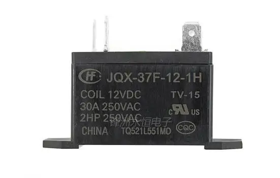 2шт HF реле HF37F JQX 37F 12VDC 1H 250V 30A 4 pin Реле чувствительное|Реле| |