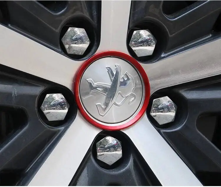 Автомобильный Стайлинг ступицы крышки наклейки для Peugeot 2008 3008 4007 4008 5008 508 RXH SW Partner