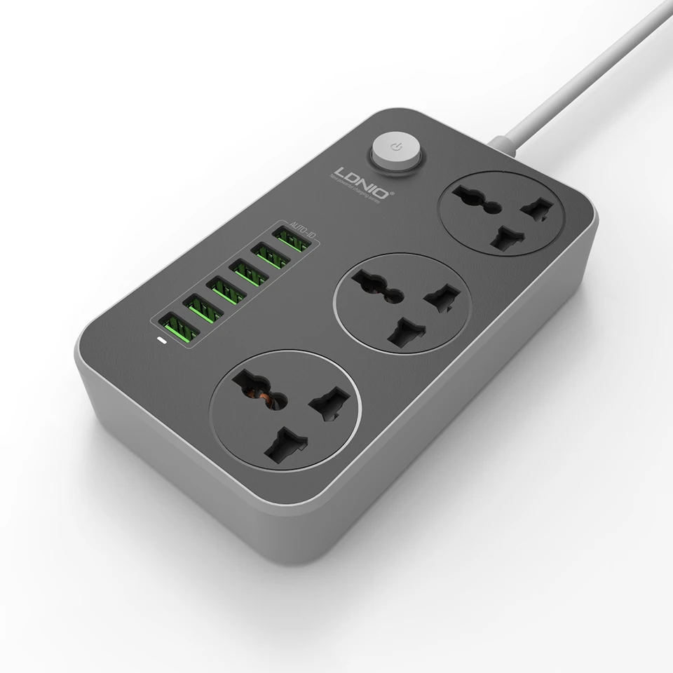 LDNIO 6 USB Порты и разъёмы для рабочего стола Зарядное устройство Мобильный телефон