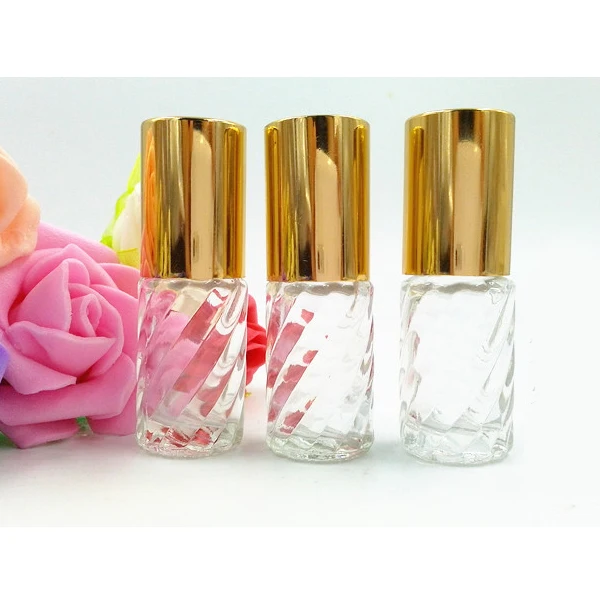 Пустые Мини стеклянные флаконы для духов 4 мл ролик на многоразовые промоакция