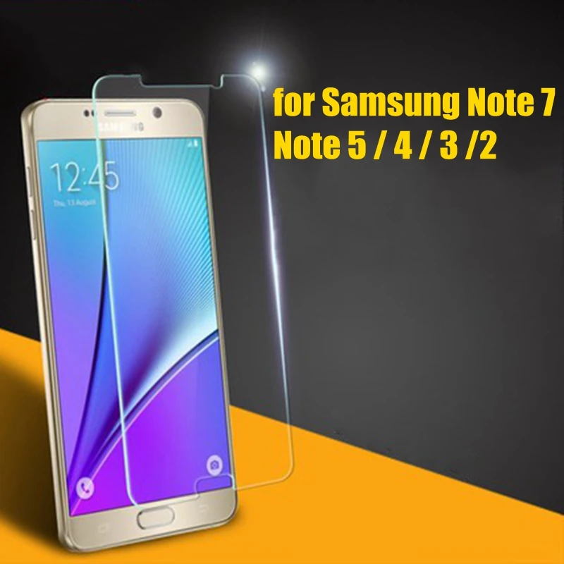 Прозрачное закаленное стекло Note5 для Samsung Galaxy Note 5 4 3 2 7 Противоударная защита