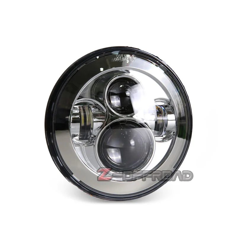 Для уличного Glide мотоциклов освещение 7 &quotLED H4 Фара + 4 5 дюйма противотуманная фара
