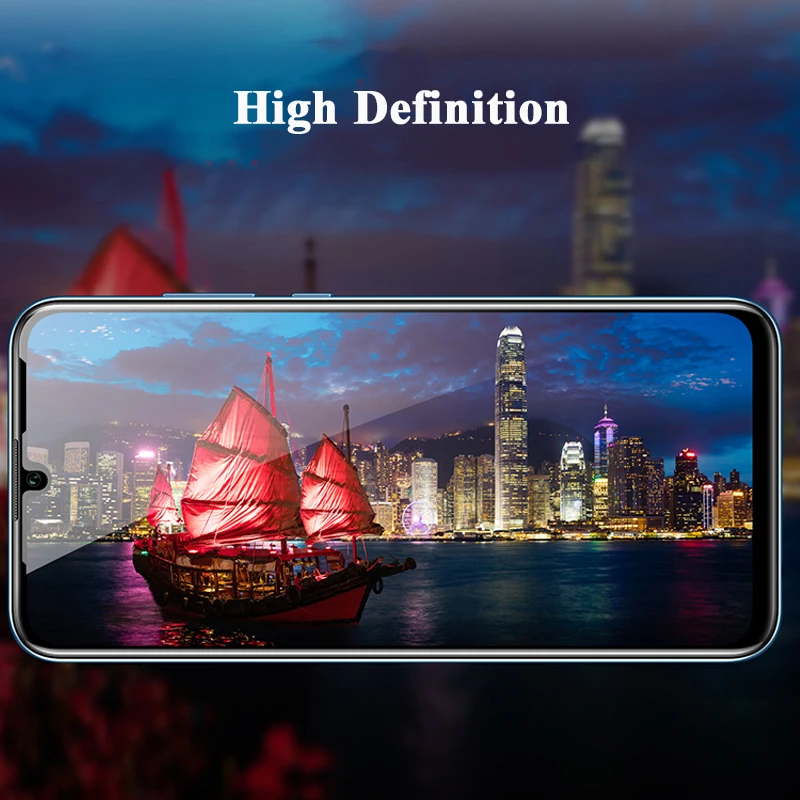 Закаленное стекло для huawei honor 10 lite light полное покрытие защитный чехол экрана