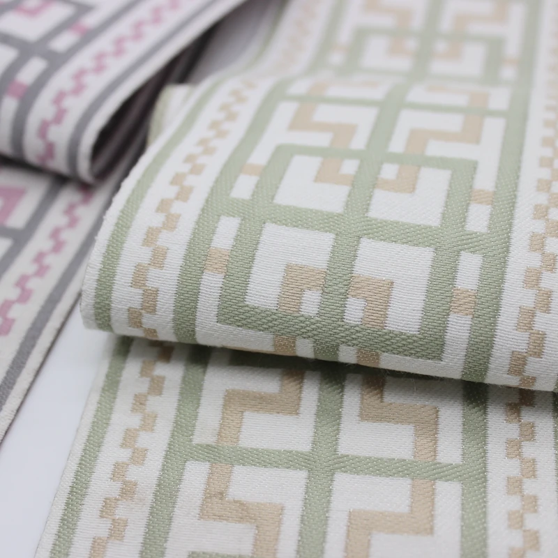 5yards/lot 9CM curtains blackout accessoires pillow case sewing DIY cloth plaid ribbon table flag Dinner Mats Home Textile