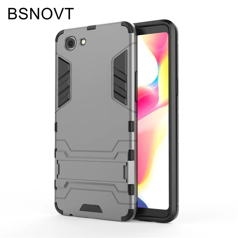 Чехол для Oppo Realme 1 CPH1859 CPH1861 силиконовый + пластиковый чехол с подставкой BSNOVT |