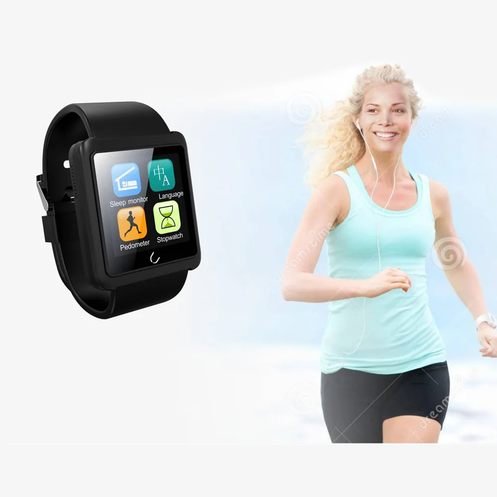 Поддержка смарт часы для IOS водонепроницаемый чехол iPhone 6 5 5S 4 4S Samsung S5 S4 Note HTC Android