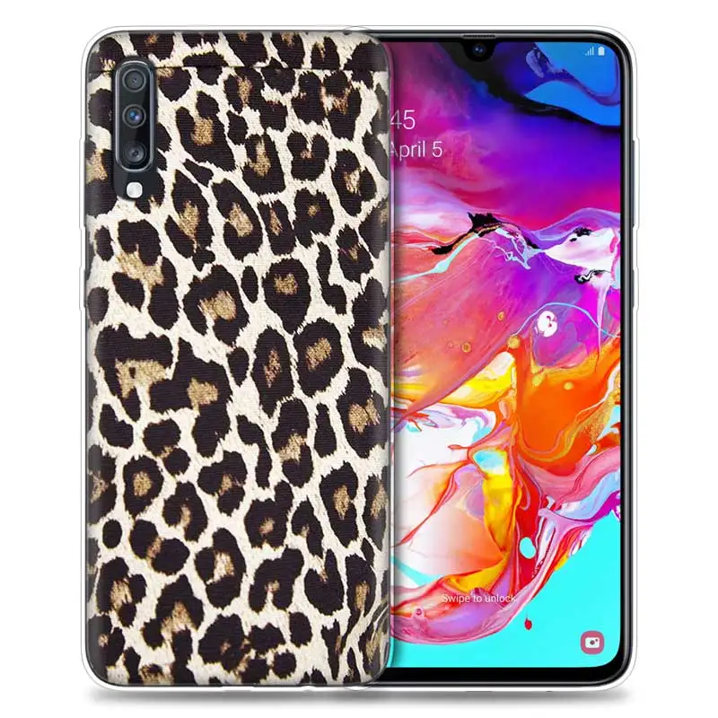 04 Тигра и леопардовой расцветкой чехол для samsung Galaxy A50 A70 A80 A60 A40 A30 A20 A10 M30 M20 M10 A6 A8 плюс A5 A7 A9 чехол для телефона из ТПУ с принтом" - Цвет: 04