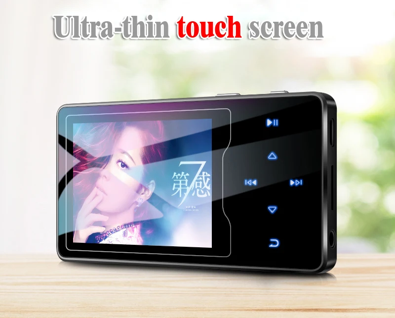 Сенсорный MP3 плеер с 8 Гб памяти и 2,4 дюймовый экран металлический чехол, RUIZU D08 PK RUIZU X02