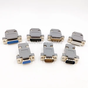 DB15 D type VGA Plug Data connector 2/3 row 15pin port socket adapter female Male DP15