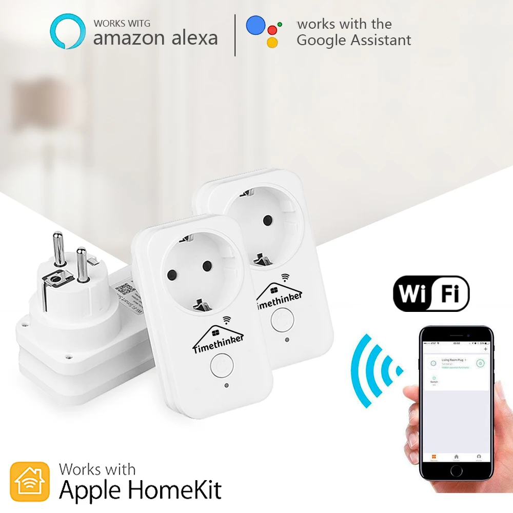 Timethinker 3 шт. умная wi fi розетка HomKit приложение дистанционное управление
