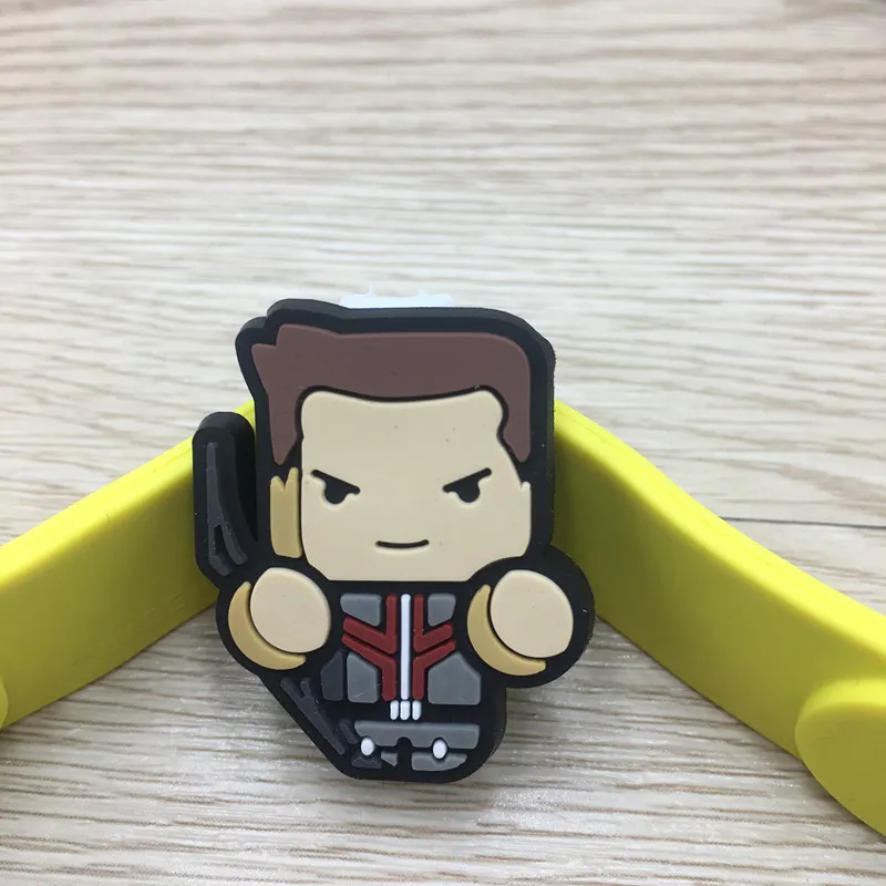 100 шт мультфильм USB кабель протектор управление Органайзер линии передачи данных клип протектор де Кабо сматывание кабеля для iPhone samsung huawei