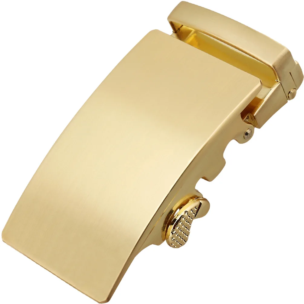 3.5cm Mens Belts Automatic Buckle Fashion Belts For Men Business Popular Male Brand Belts Luxury Gold Metal Buckle Head