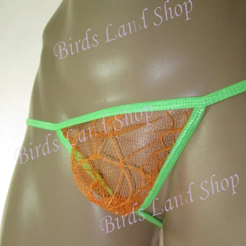 Горячие мужские стринги с чехлом C thru Spider сетка G3679 Push вперед|pouch thong|posing pouchesmen string |