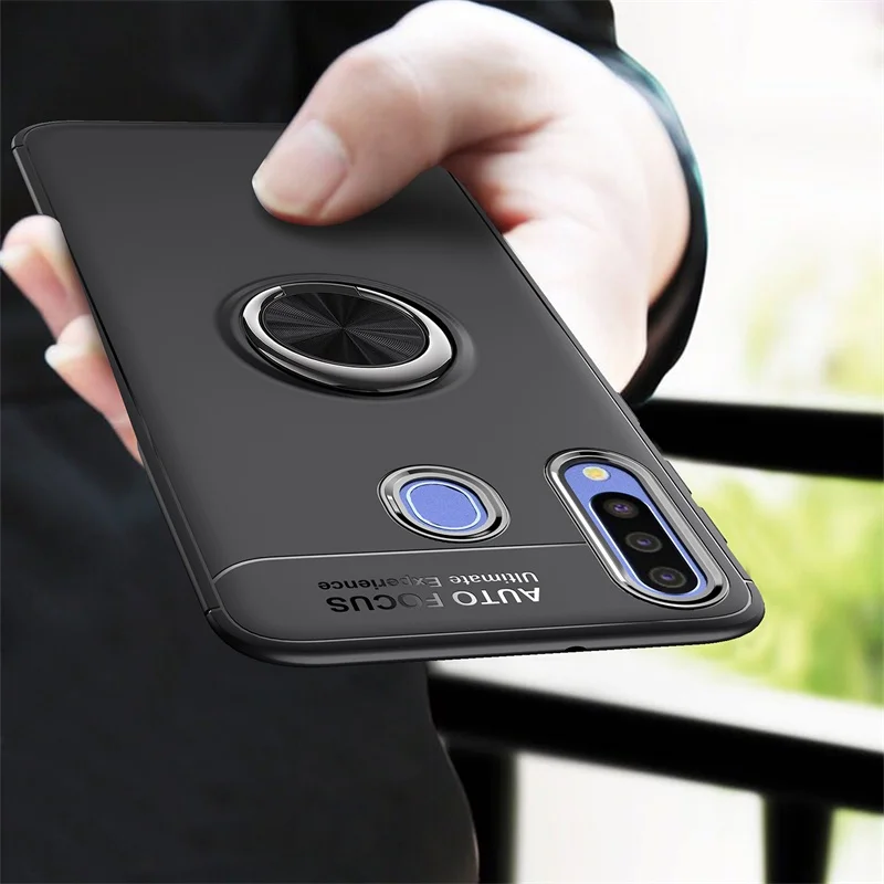 Чехол для Samsung Galaxy A30 чехол с кольцом и держателем пальцев автомобильный магнит