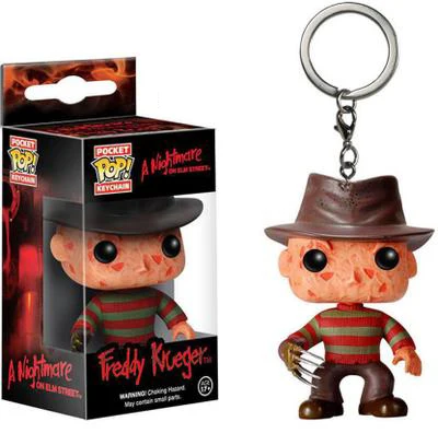 FREDDY KKEGER FUNKO POP брелок официальный Сейлор Мун Веном Супер Герой Джон Сноу История игрушек алддин коллекционный Брелок с коробкой - Цвет: FREDDY KKEGER