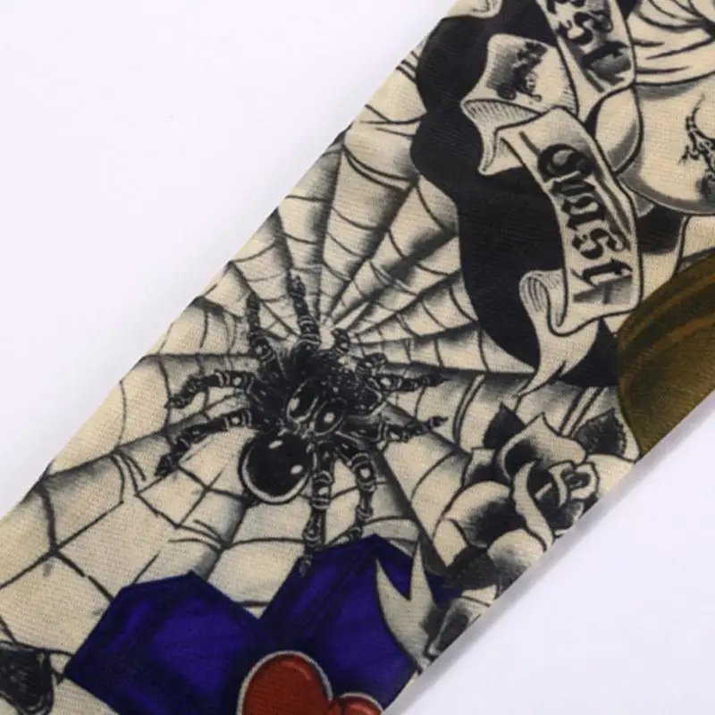 

Anti- Fashion Men and Women Tattoo Arm Leg Sleeves High Elastic Nylon Halloween Party Dance Party Tattoo Sleeve