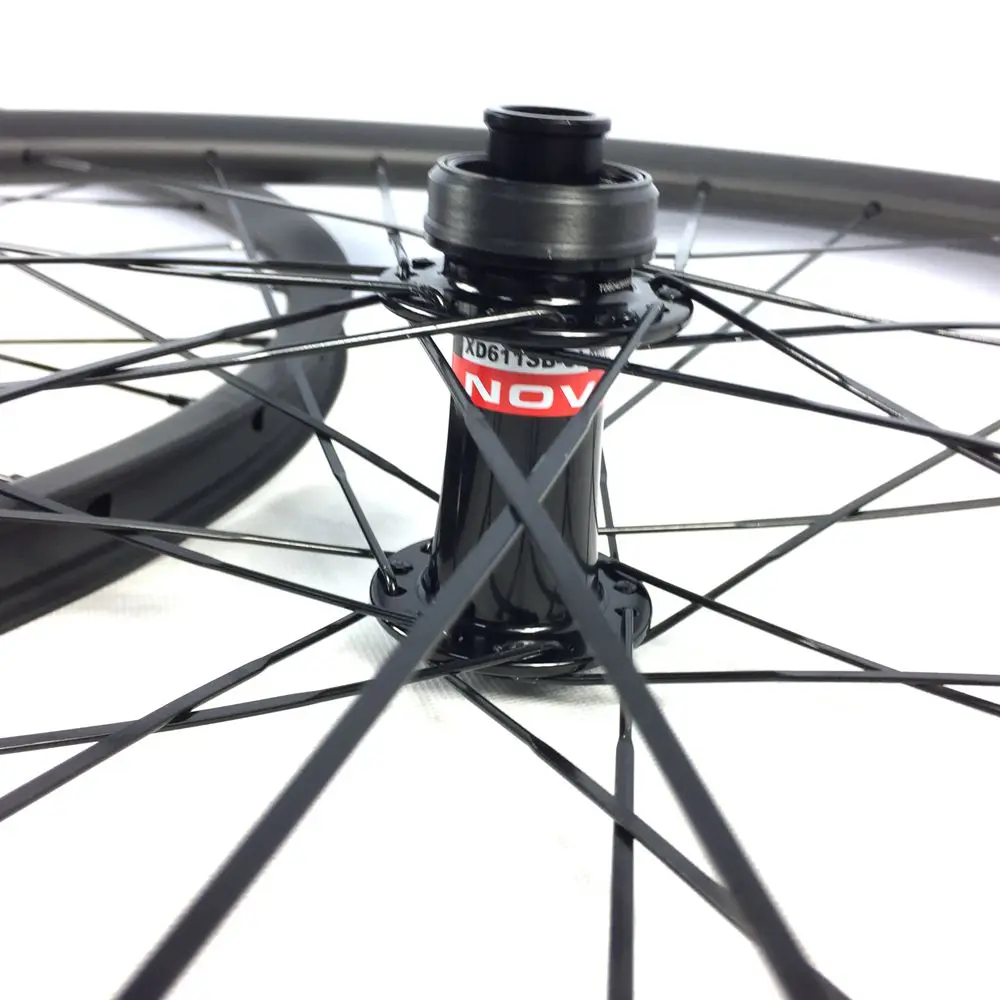 BIKEDOC 29er Carbon Fibre Mountain Bike Tubeless Wheels 27MM Width 23MM Depth Central lock Wheel set | Спорт и развлечения