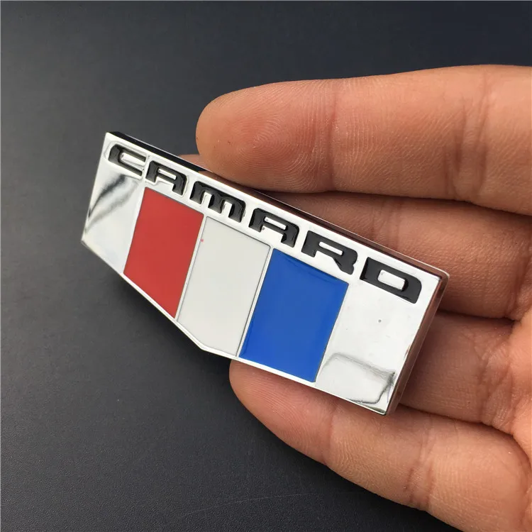 1 шт. 3D металлическая эмблема CAMARO передний правый или левый значок на крыло автомобиля наклейки для Chevrolet Camaro автомобиля Assessoires