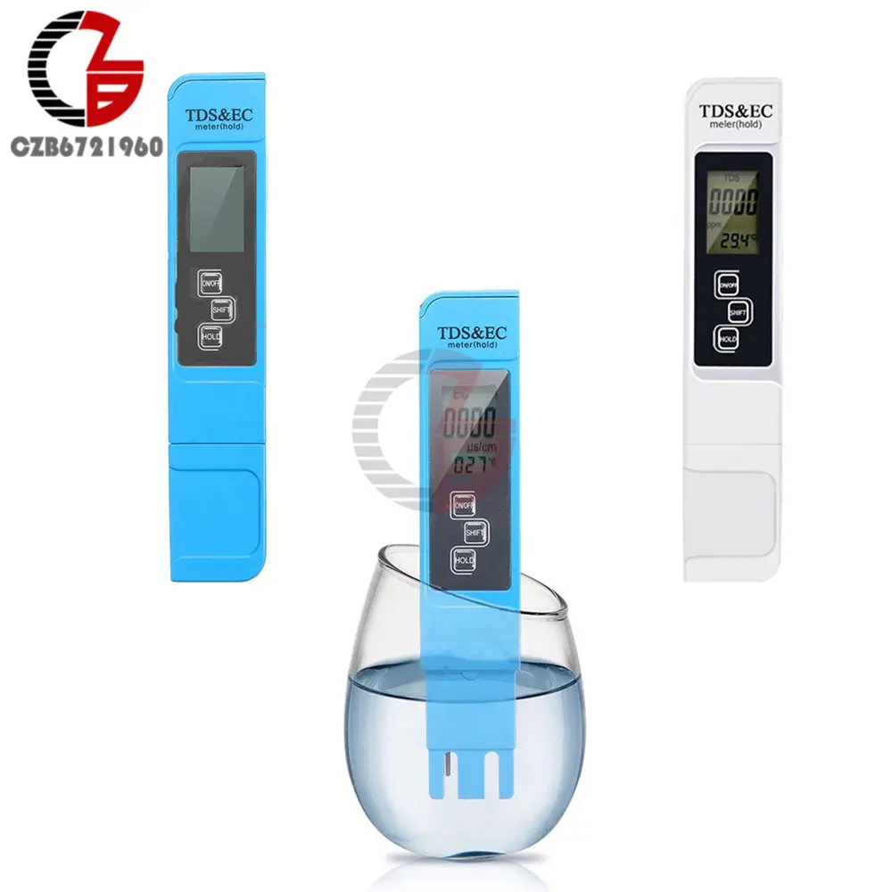 Цифровой измеритель TDS EC Pen 3 в 1 тестер проводимости и температуры детектор