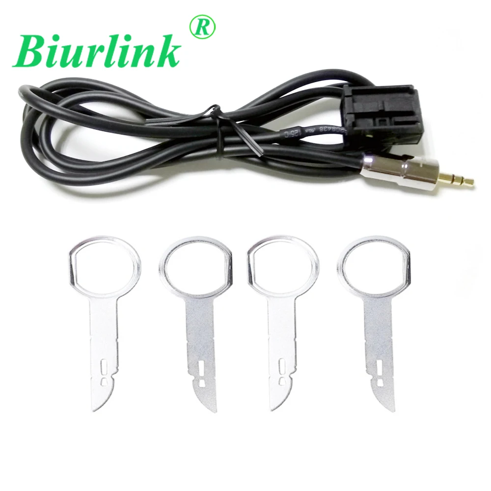 Автомобильные ключи для снятия CD Biurlink и позолоченный 12 контактный разъем смены