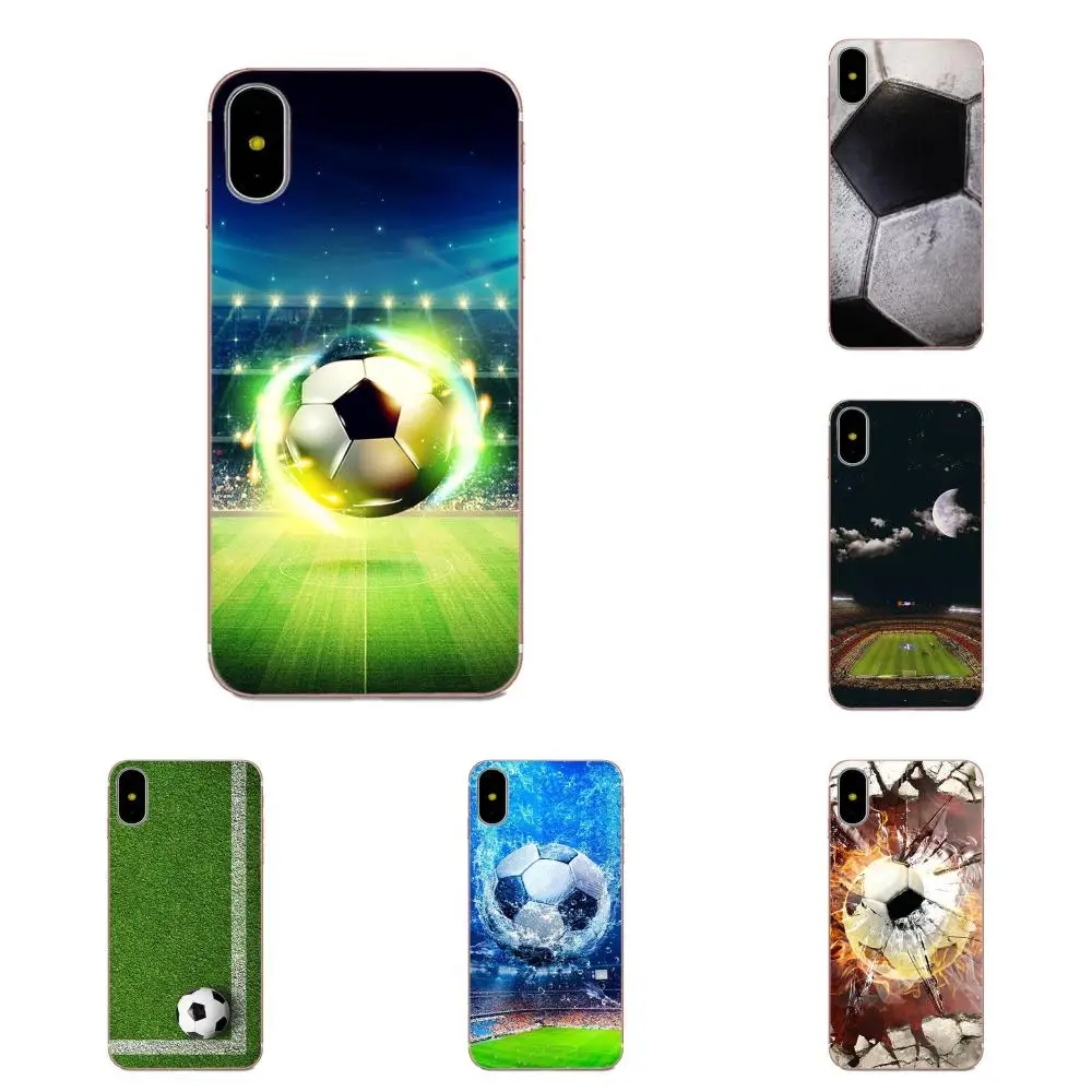 Для Huawei P7 Honor 4C 5A 5C 5X 6 6C 6A 6X 7 7X 8 9 V8 V10 Y3II Y5II Y6II G8 Play Lite Diy Рисование ТПУ футбольное поле