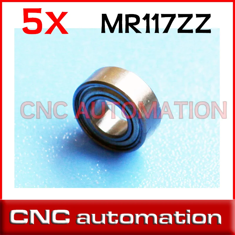 5 шт. радиальные шарикоподшипники MR117ZZ 7x11x3 мм|shaft|shaft bearingshaft ball bearings |