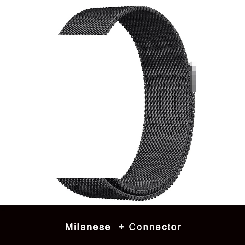 Миланский ремешок для наручных часов Apple Watch 40 мм 44 браслет Ремешки наручных часов iwatch 1/2/3/4/5 браслет 38 мм 42 мм ремешок Аксессуары для часов