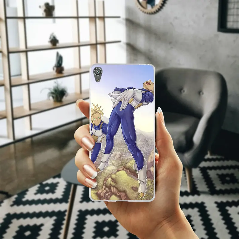 Cases for Sony Xperia E3 E5 T3 M2 M4 M5 XA XZ Z Z1 Z2 Z3 Z4 Z5 Compact Bags Dragon Ball Super Saiyan God Son Goku | Мобильные