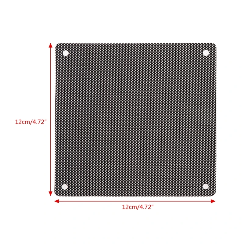 

5Pc Computer Mesh PVC Case Fan Dust Filter Dustproof Cover Chassis Dust Cover