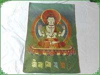 religious supplies m thangka four arm guanyin collection crafts