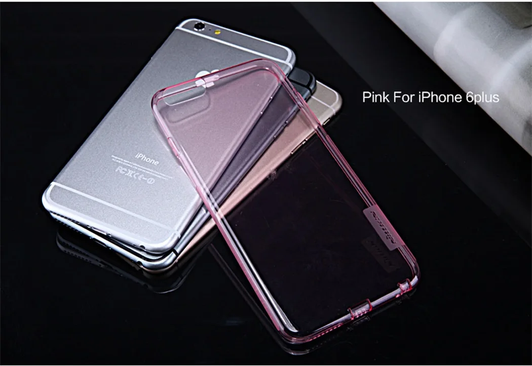 Чехол для iPhone 6 6S+ Plus чехол Nillkin природа прозрачный мягкий кремний ТПУ Телефон протектор задняя крышка для iPhone6 Plus
