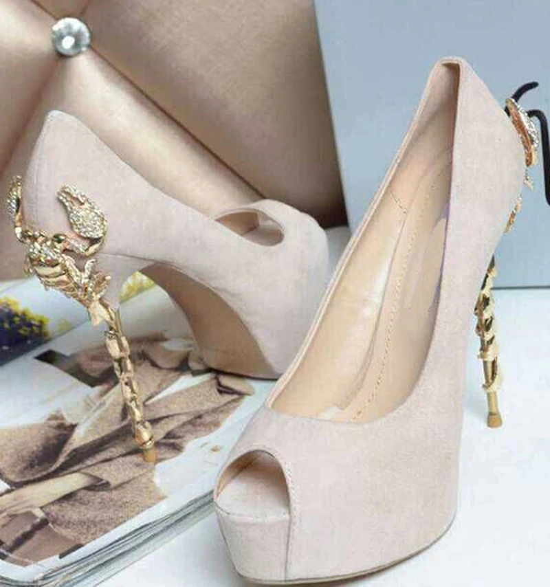 Новое поступление Соблазнительные туфли лодочки с открытым носком на