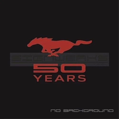 Наклейка для 2 шт./пара Mustang 50 лет Европейский гоночный мод mustang ford GT Nascar пара