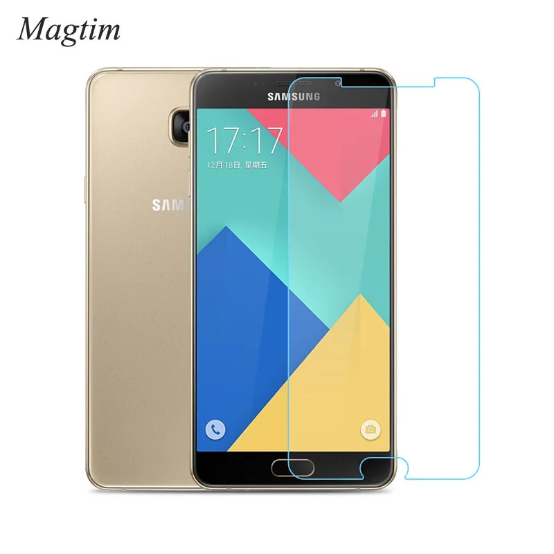 2 шт. закаленное стекло для Samsung Galaxy A3 A5 A7 2016 2017 Защитная пленка экрана Note 3 4 5 |