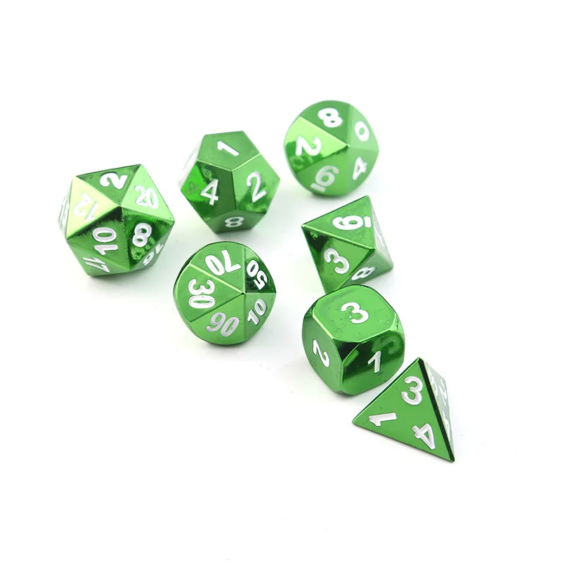 Rpg Dobbelstenen Metalen Dnd многогранные наборы Dados Подземелья и Драконы алюминиевые Zwart Dices D20 10 12 6 Tafel Games Transparan