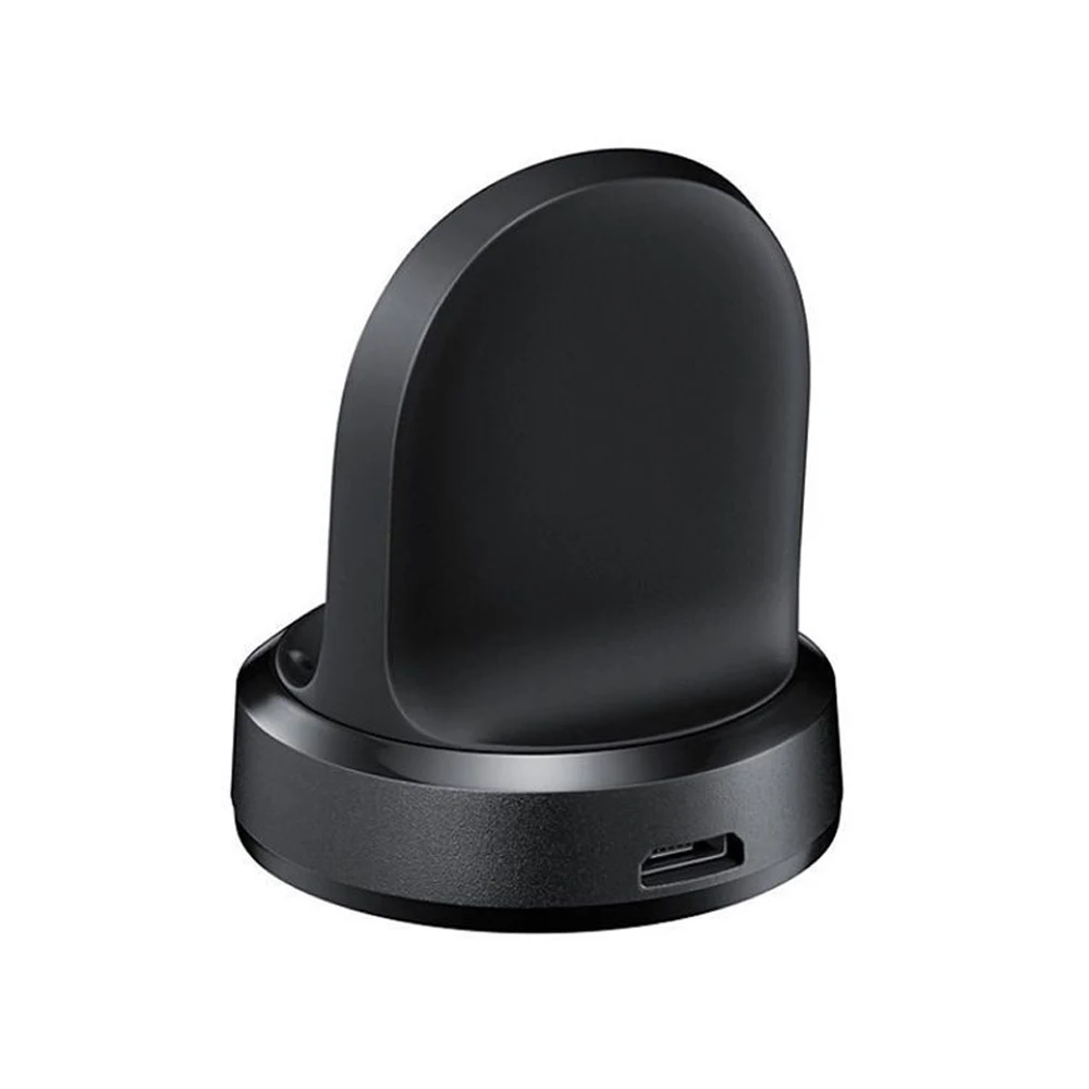 qi wireless charger dock for samsung gear s3 frontier s2 s4 charging stand for galaxy watch gear s3 classic high quality charger free global shipping
