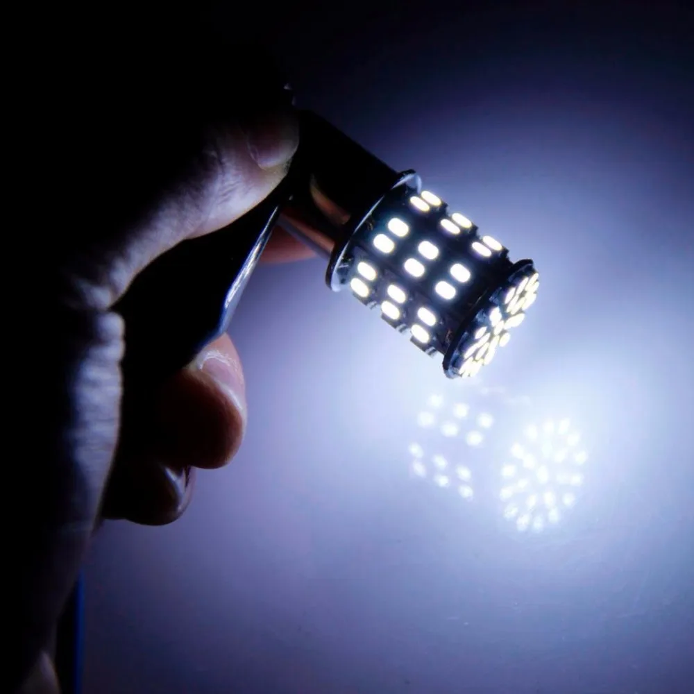 100 шт. автомобильные T20 T25 1156 BA15S светодиодный LED 64 SMD Автомобильные Габаритные