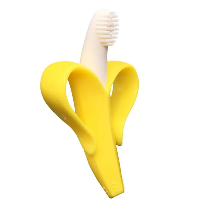 yellow banana Высококачественный силиконовый Прорезыватель для зубов в форме жирафа, BPA бесплатно, детские игрушки для кормления зубов, Товары для малышей - Цвет: yellow banana